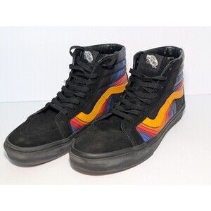 Vans Sk8-hi Reissue Style Vn0a4u3d Men's 10, Refract Black/Multi